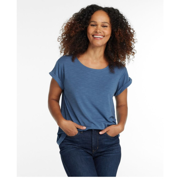 L.L. Bean Camden Hills Tee in Sea Green - Picture 7 of 7